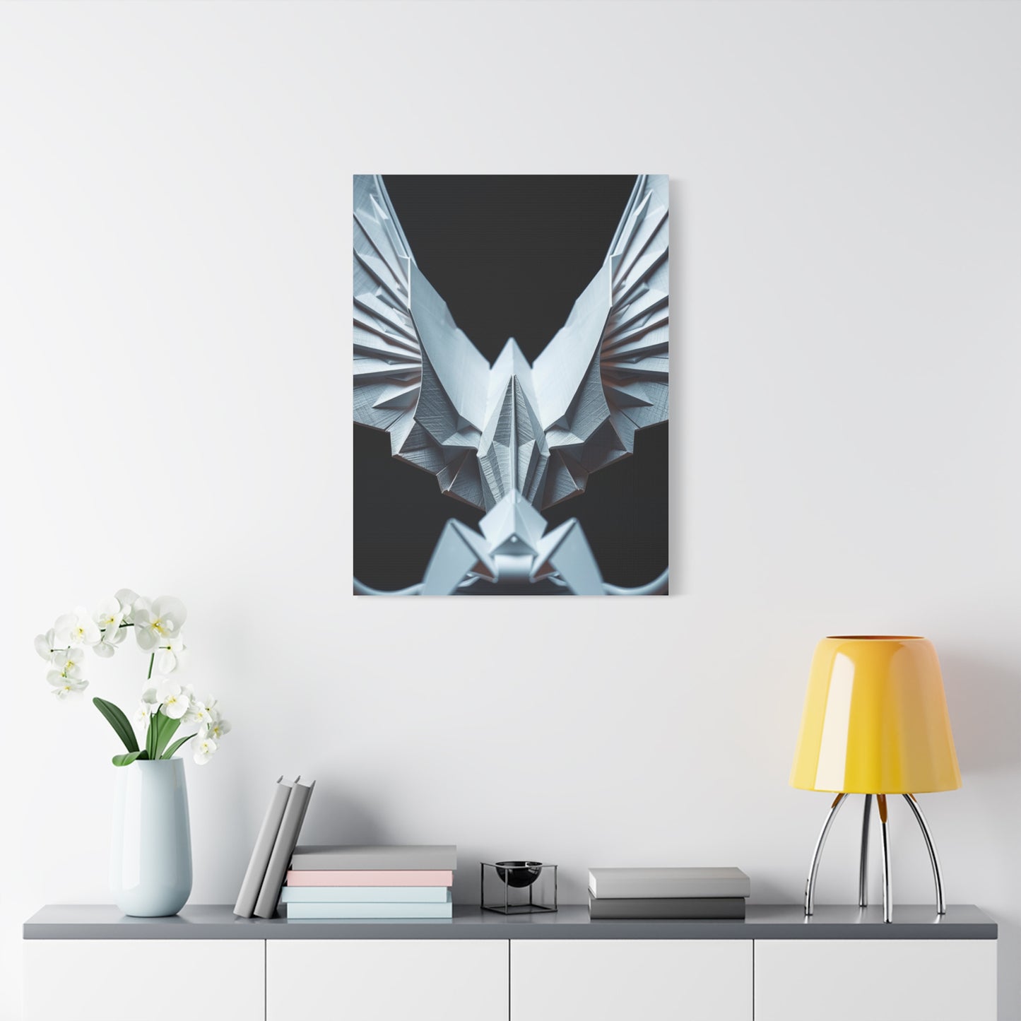 Secretive Origami Brilliance Wall Art & Canvas Print