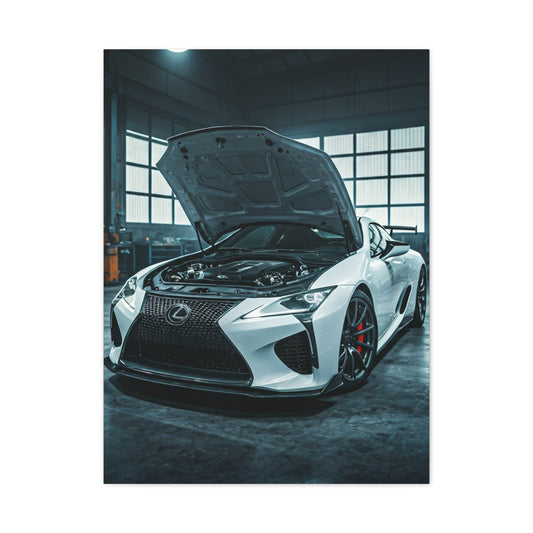 Lexus LC 500 Night Workshop Mood Wall Art & Canvas Prints