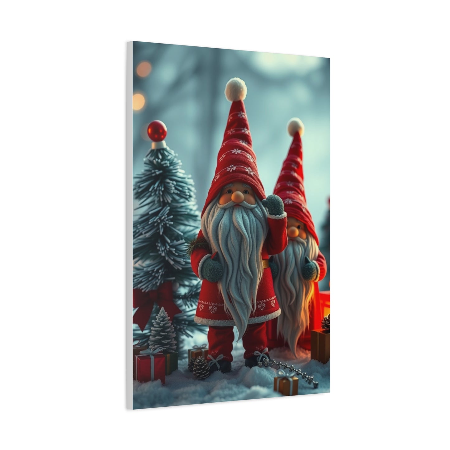 Supreme Christmas Gnome Art Collection Wall Art & Canvas Print
