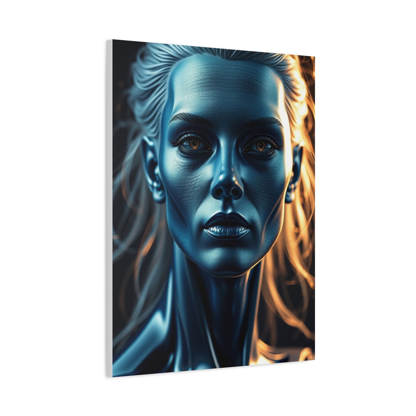 Elite Blue & Gray Art Vision Wall Art & Canvas Print