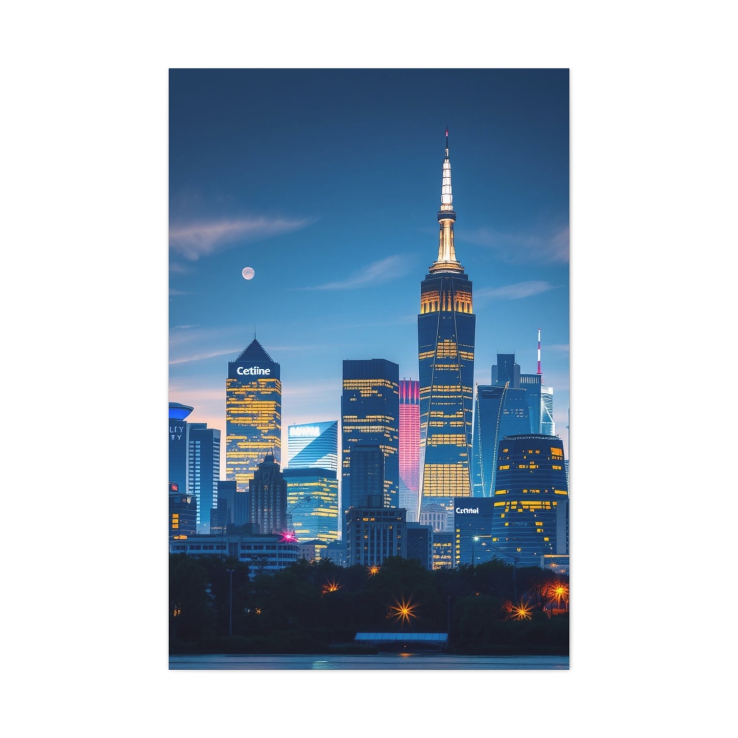 Masterpiece City Skylines Art Vision Wall Art & Canvas Print