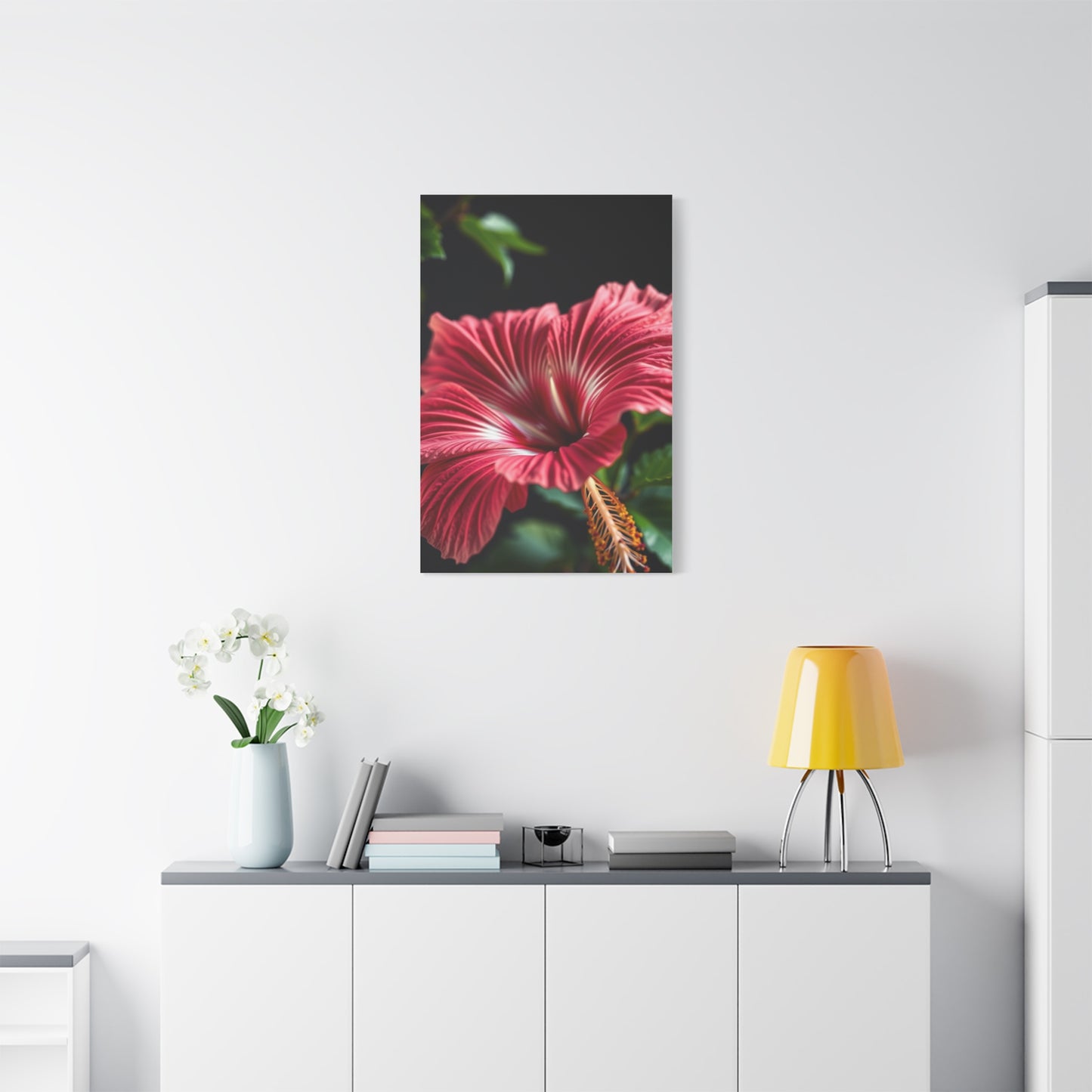 Hibiscus Flower Art Supreme Gallery Wall Art & Canvas Print