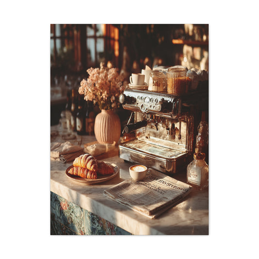 Italian Espresso Bar Morning Ritual Wall Art & Canvas Print