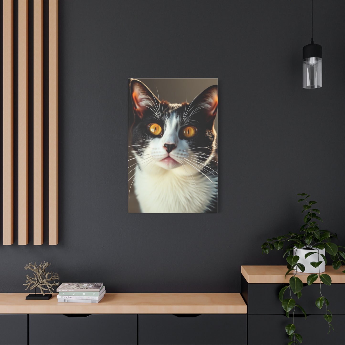 Masterpiece Tuxedo Cat Art Vision Wall Art & Canvas Print