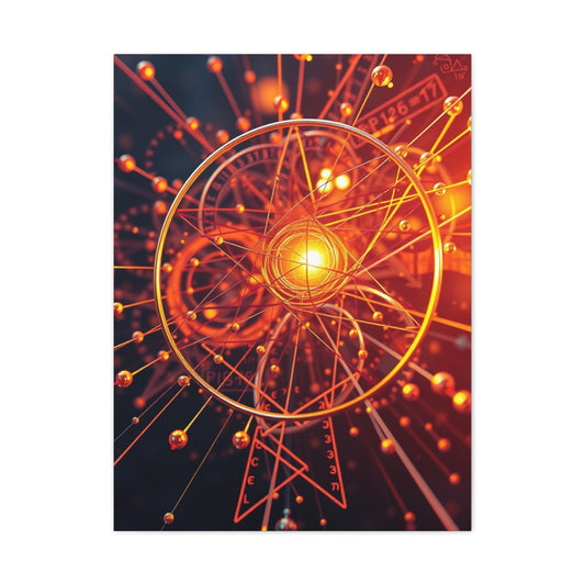 Mathematics Art Refined Canvas Wall Art & Canvas Print