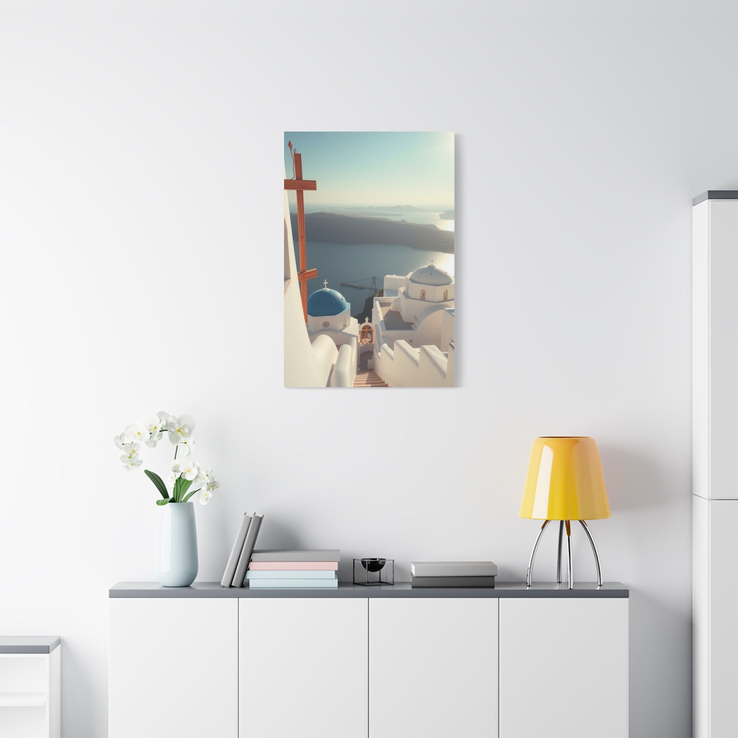 Masterpiece Santorini Art Vision Wall Art & Canvas Print
