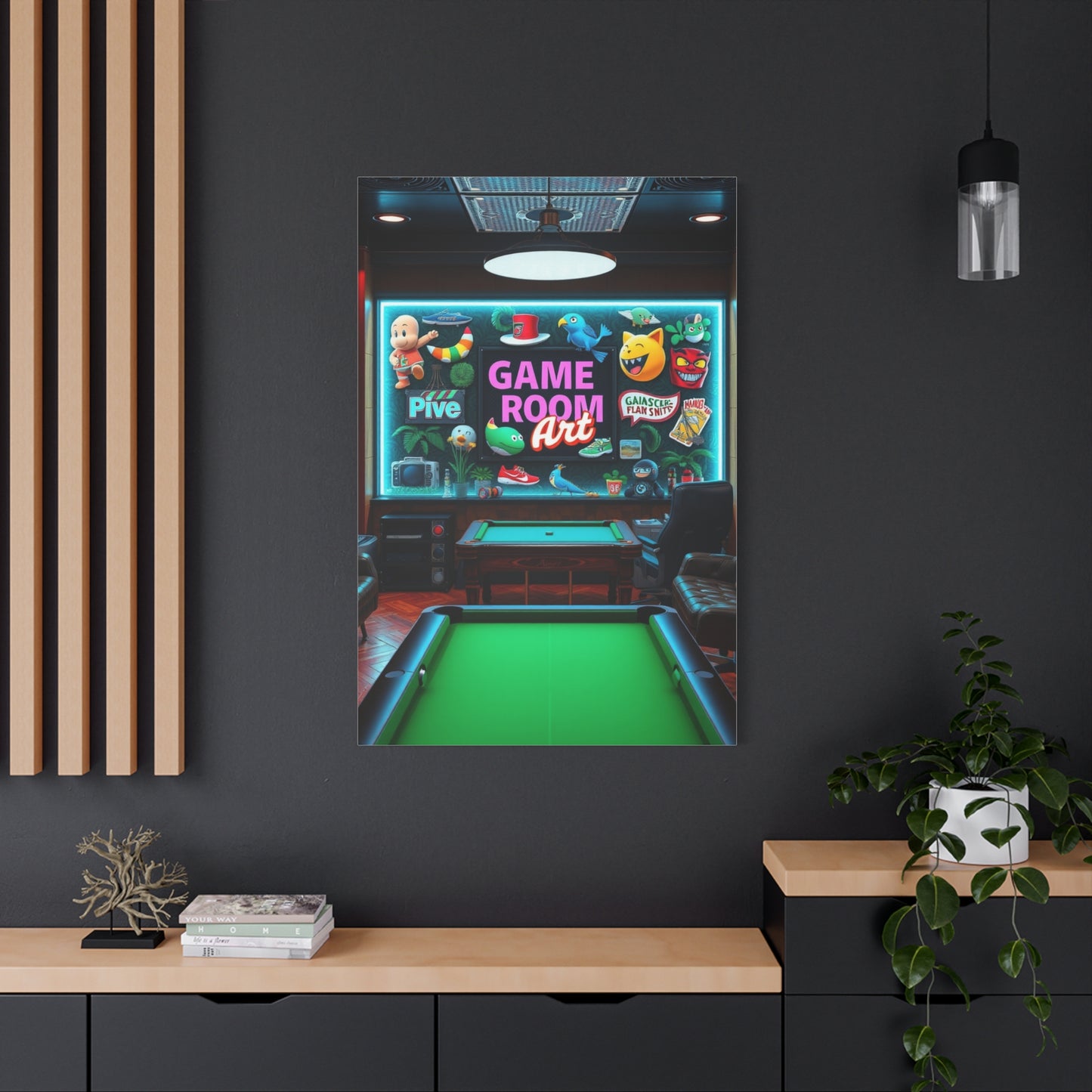 Supreme Game Room Art Collection Wall Art & Canvas Print