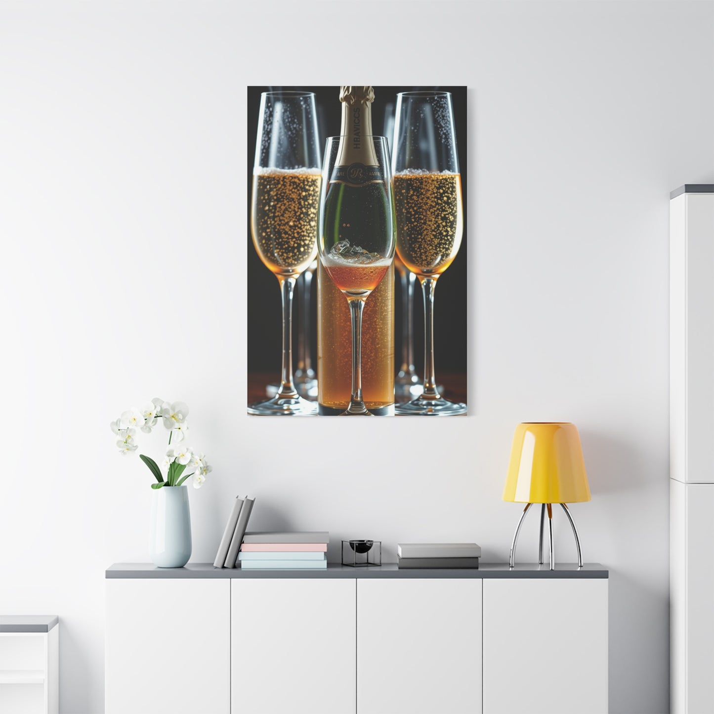 Vision Champagne Art Art Wall Art & Canvas Print