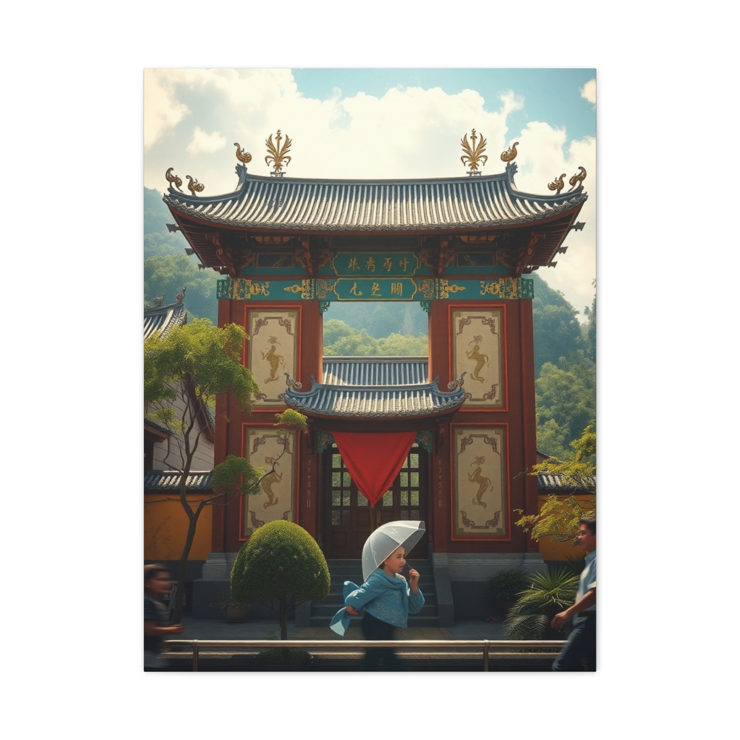 Masterpiece Chinoisere Art Vision Wall Art & Canvas Print