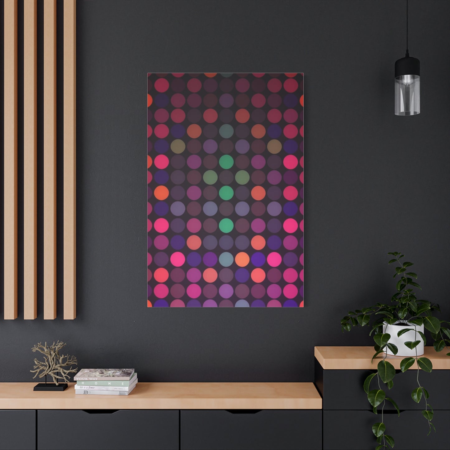 Masterpiece Polka Dot Pattern Art Vision Wall Art & Canvas Print