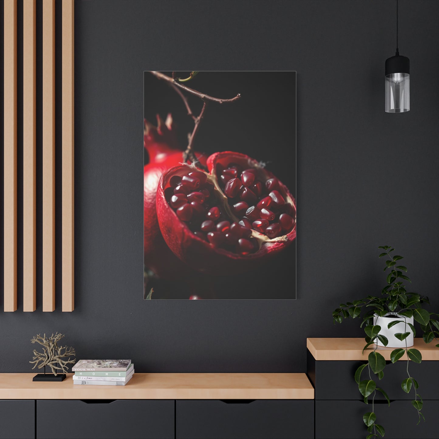 Supreme Pomegranate Noir Wall Art Collection Wall Art & Canvas Print