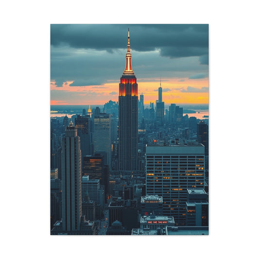 Supreme NYC Skyline Art Collection Wall Art & Canvas Print