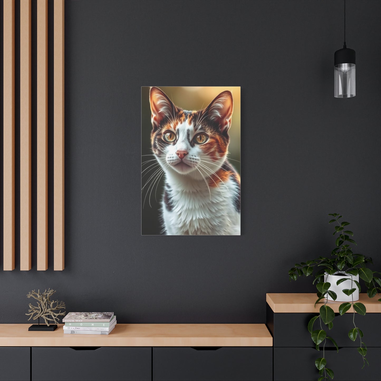 Masterpiece Calico Cat Art Vision Wall Art & Canvas Print