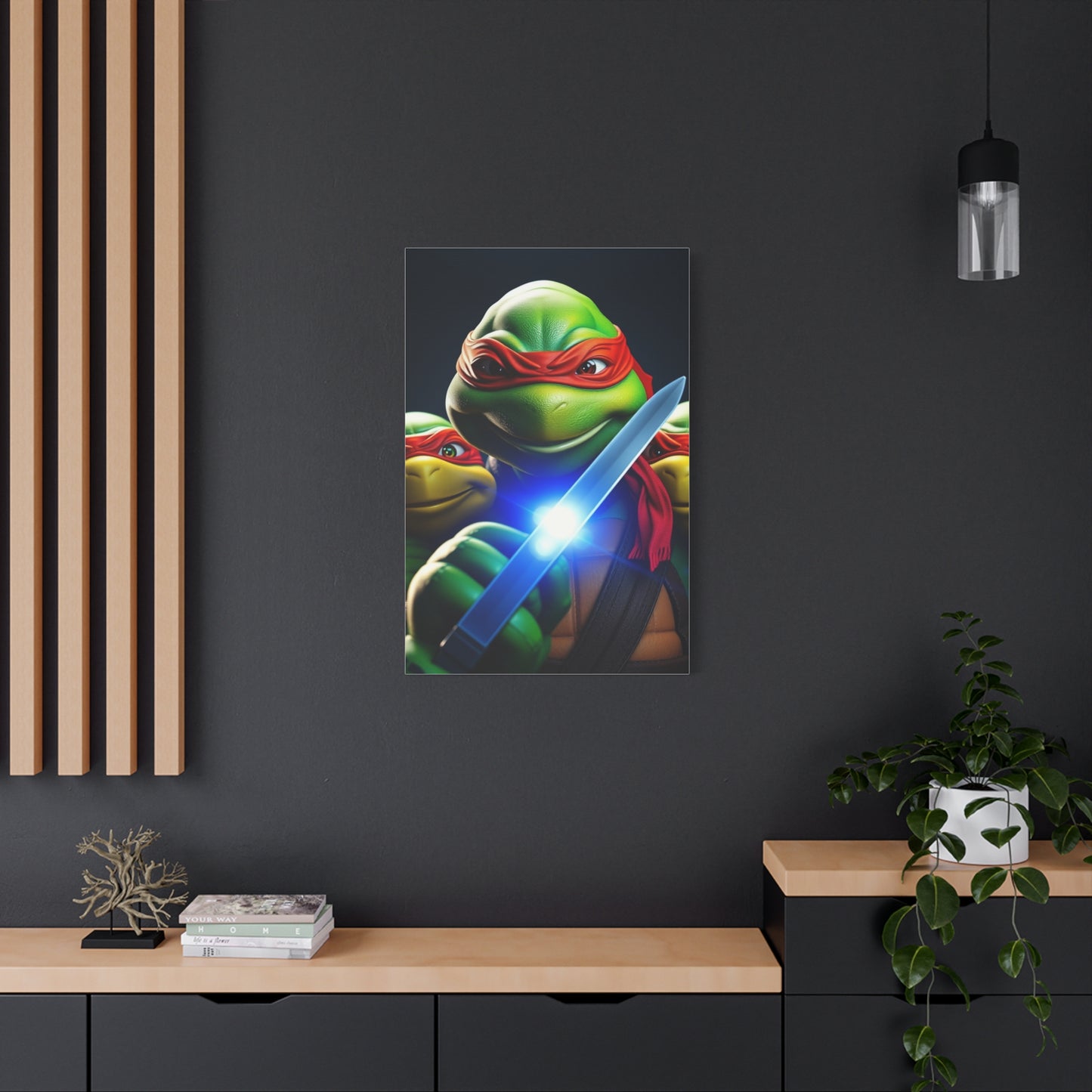 Teenage Mutant Ninja Turtles Characters Art Luxury Canvas Wall Art & Canvas Print