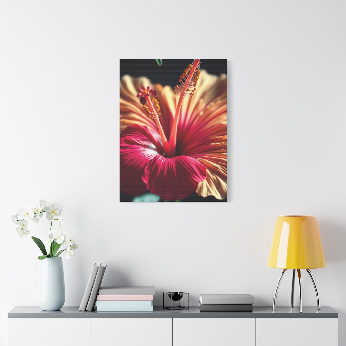 Elite Hibiscus Flower Art Vision Wall Art & Canvas Print