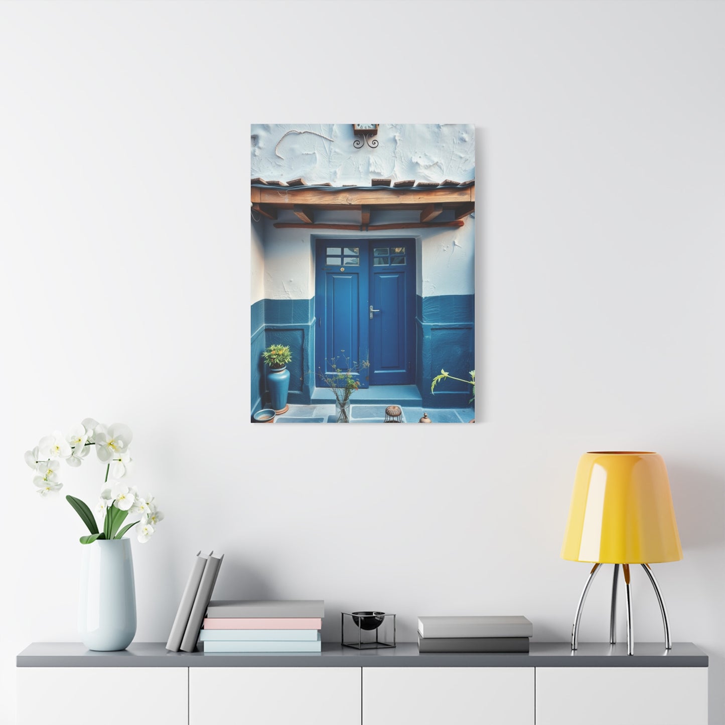 Supreme Blue and White Art Collection Wall Art & Canvas Print