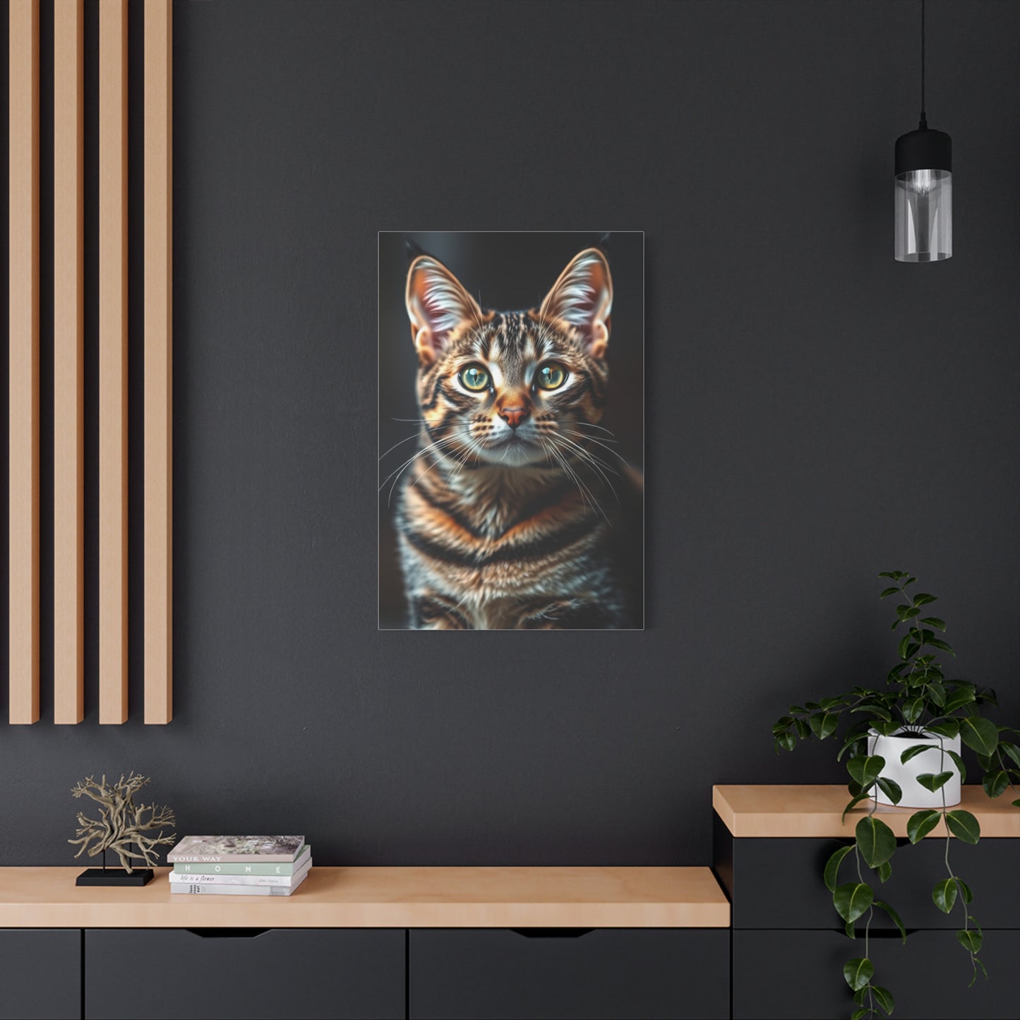 Masterpiece Tabby Cat Art Vision Wall Art & Canvas Print