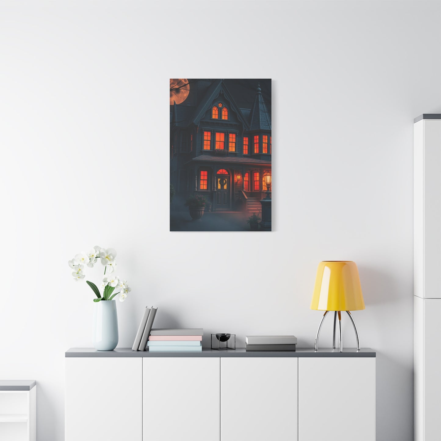 Haunted House Art Luxury Canvas Wall Art & Canvas Print