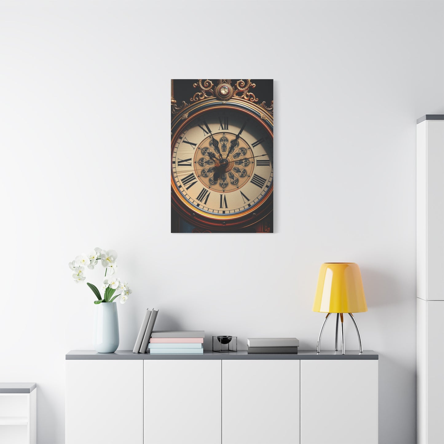 Masterpiece Clock Art Vision Wall Art & Canvas Print
