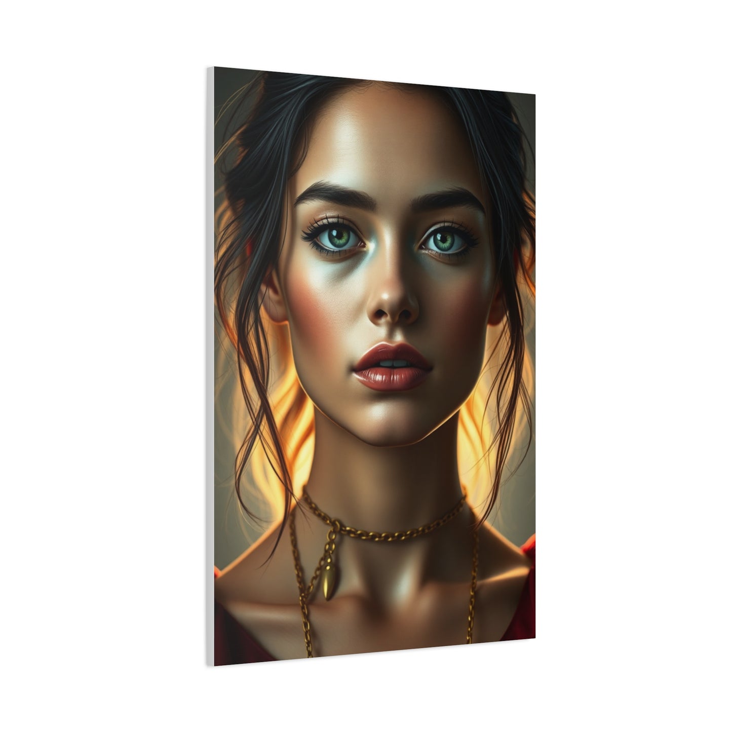 Elite Female Portrait Art Vision Wall Art & Canvas Print