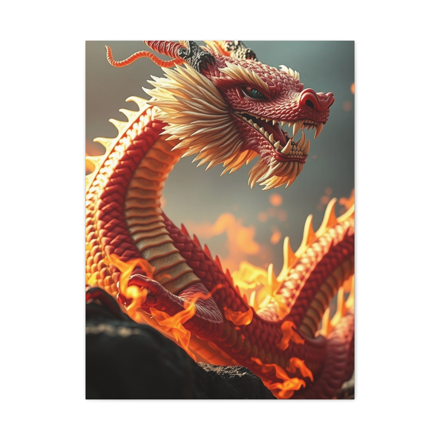 Masterpiece Dragons Art Vision Wall Art & Canvas Print