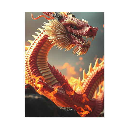 Masterpiece Dragons Art Vision Wall Art & Canvas Print