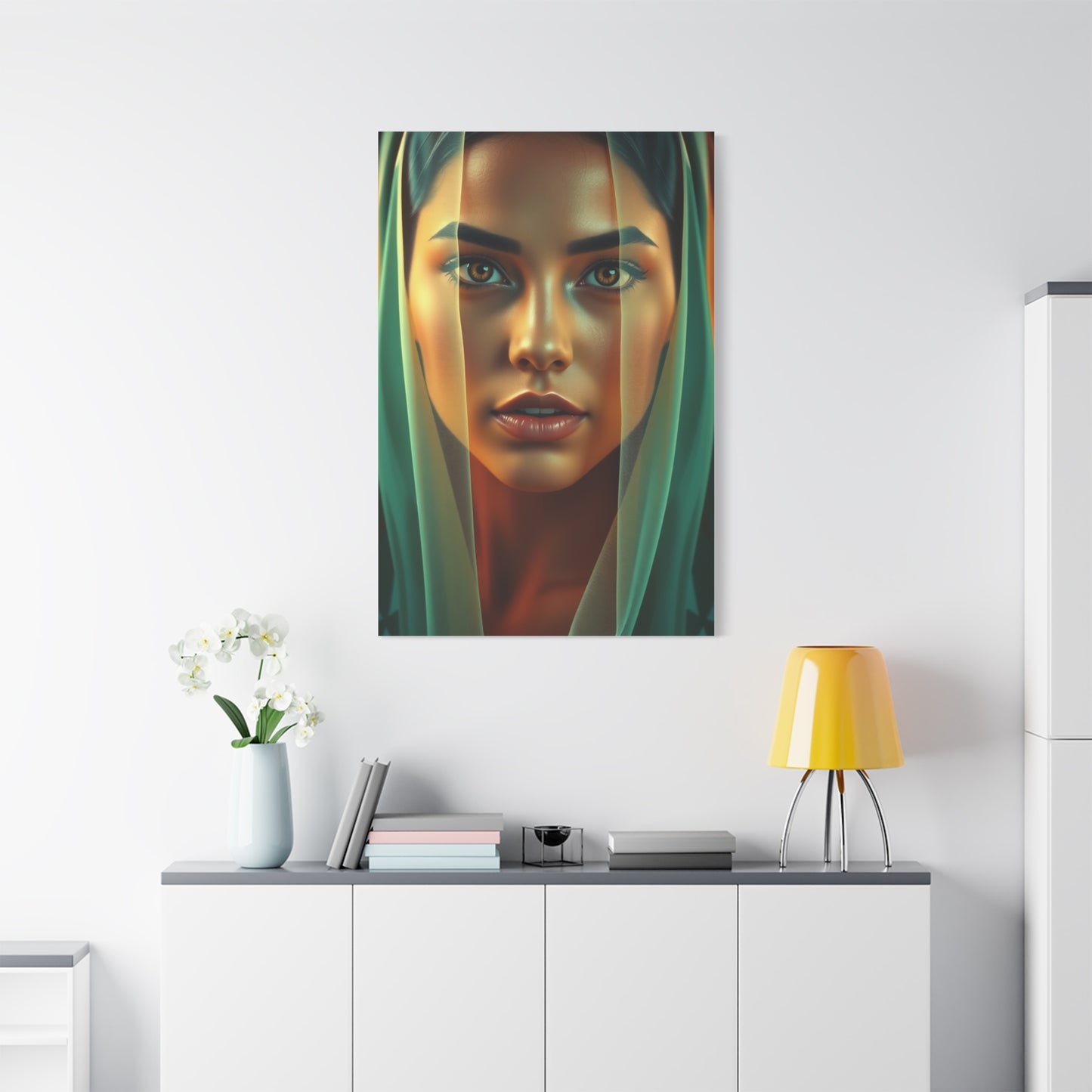 Female Portrait Art Luxury Canvas Wall Art & Canvas Print