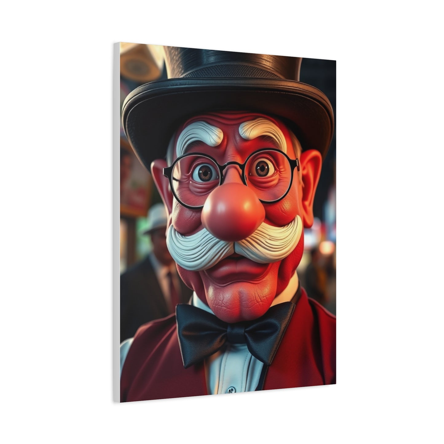 Rich Uncle Pennybags Art Luxury Canvas Wall Art & Canvas Print