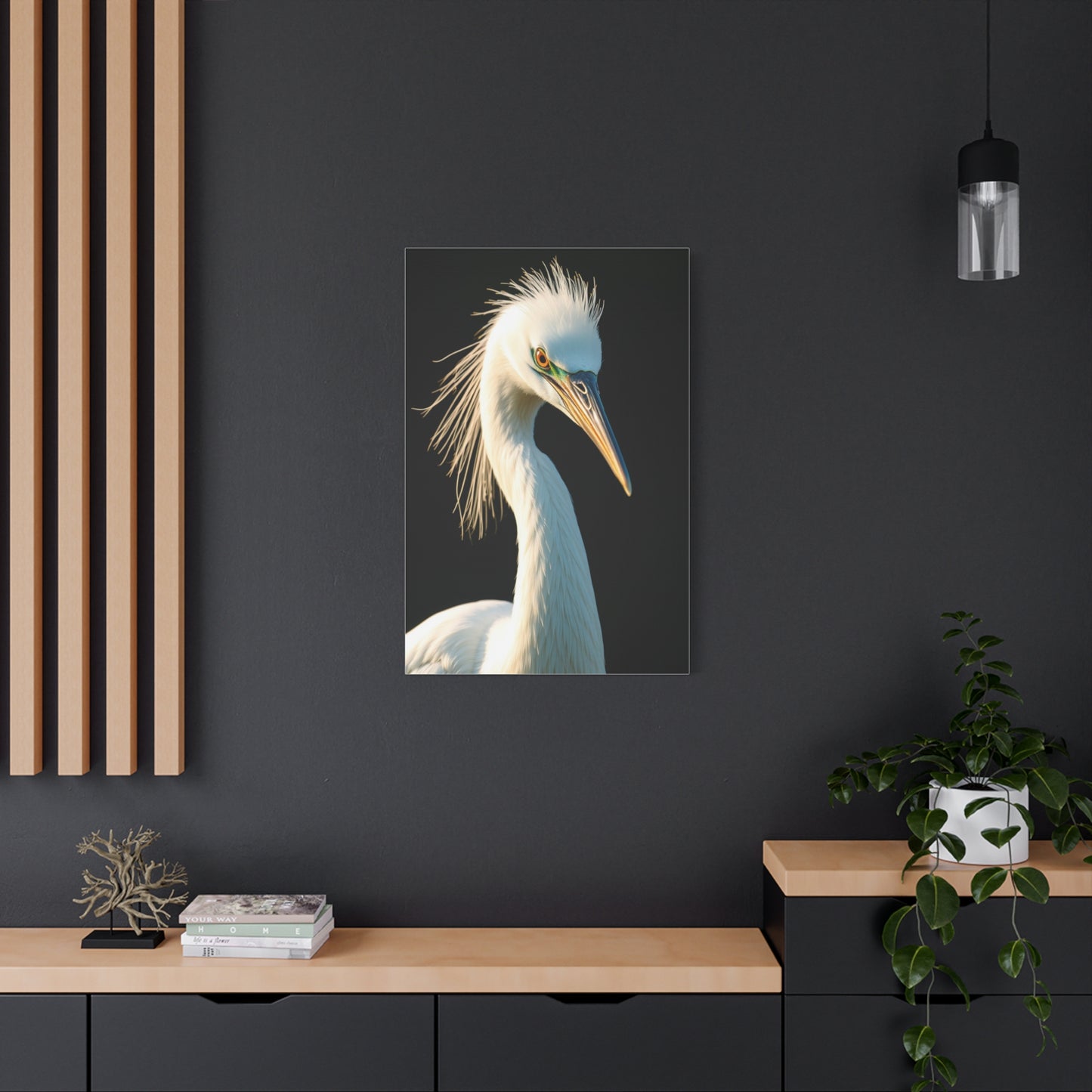 Collection Egret Art Art Wall Art & Canvas Print