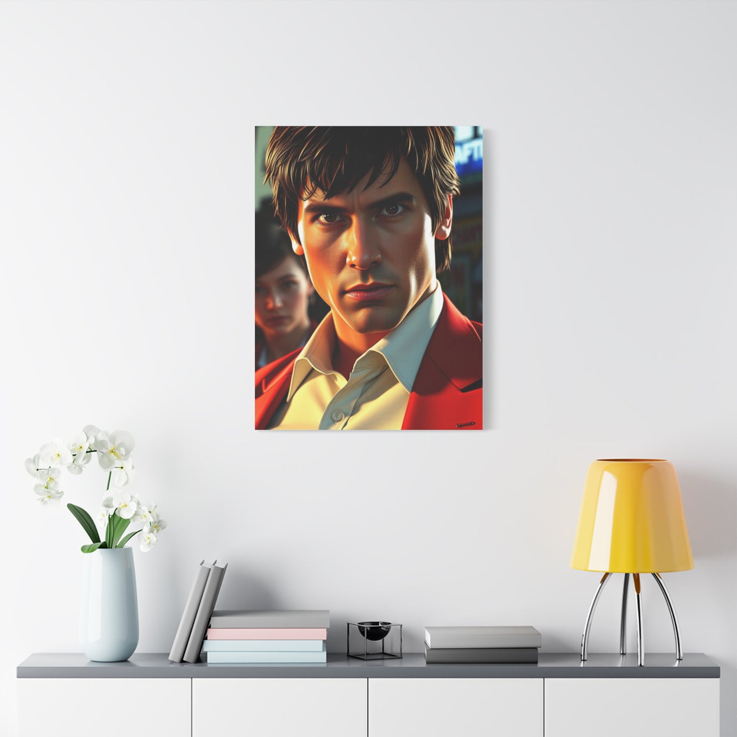 Elite Pulp Fiction Character Art Vision Wall Art & Canvas Print