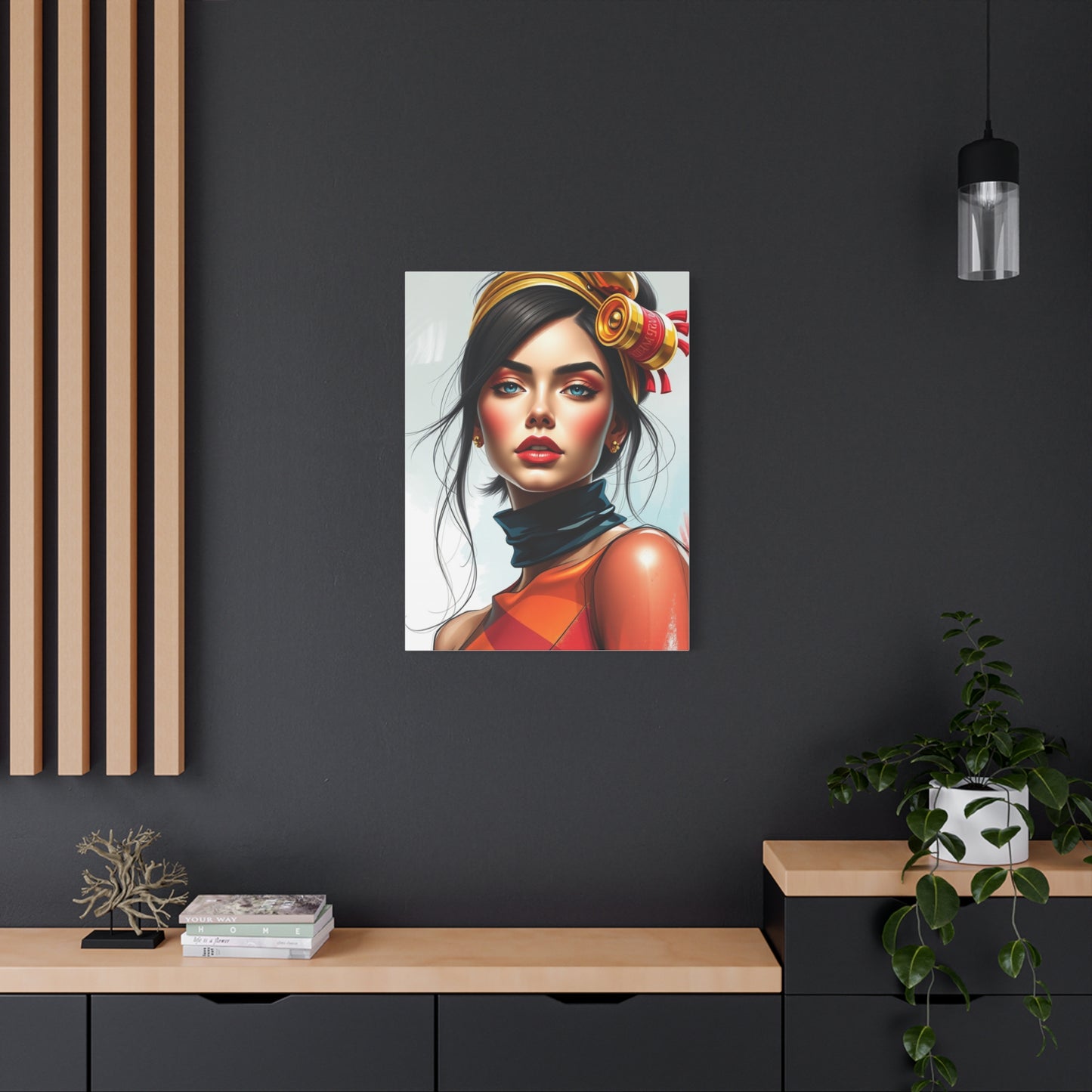 Fashion Illustration & Drawings Art Luxury Canvas Wall Art & Canvas Print