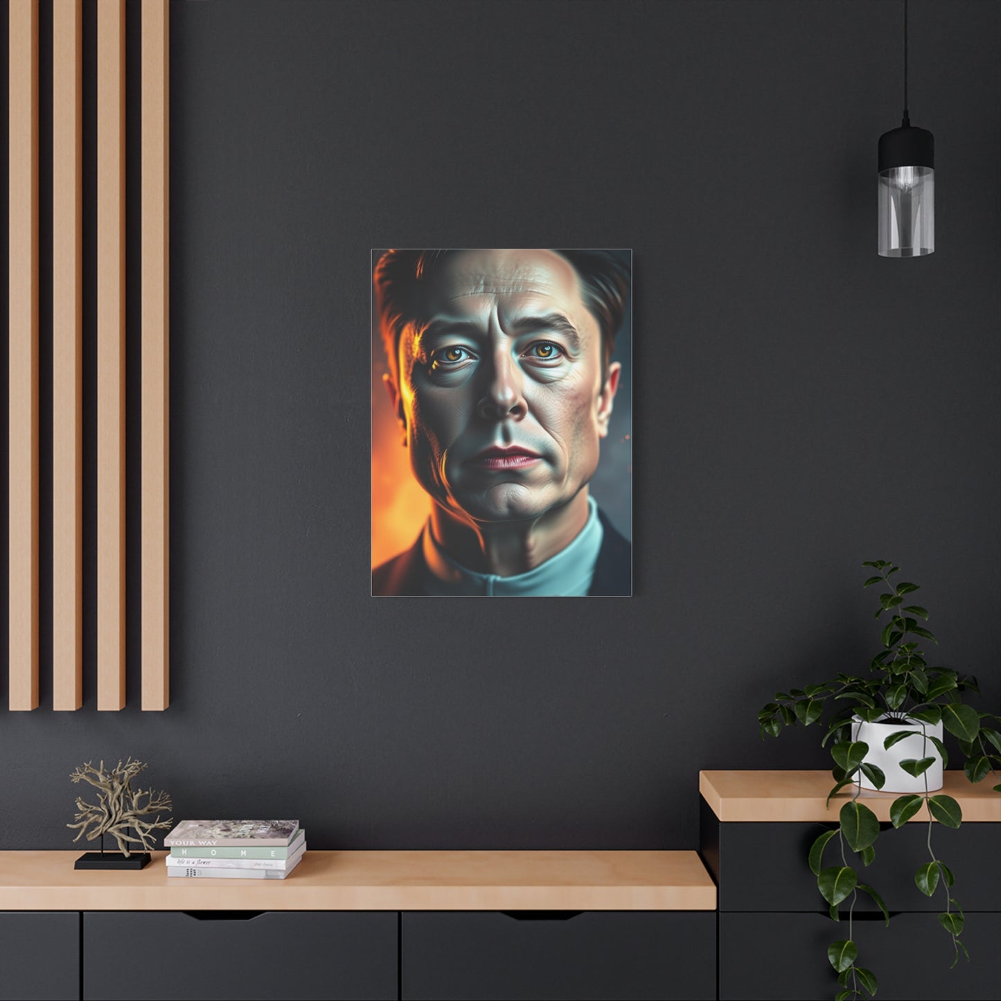 Elon Musk Art Supreme Gallery Wall Art & Canvas Print