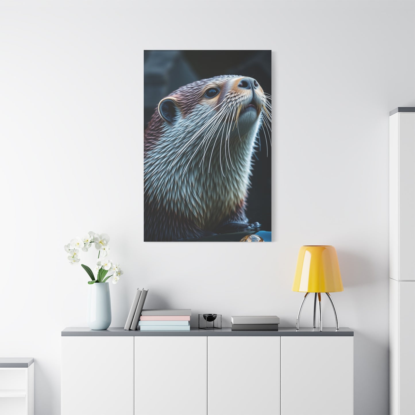 Masterpiece Otter Art Vision Wall Art & Canvas Print