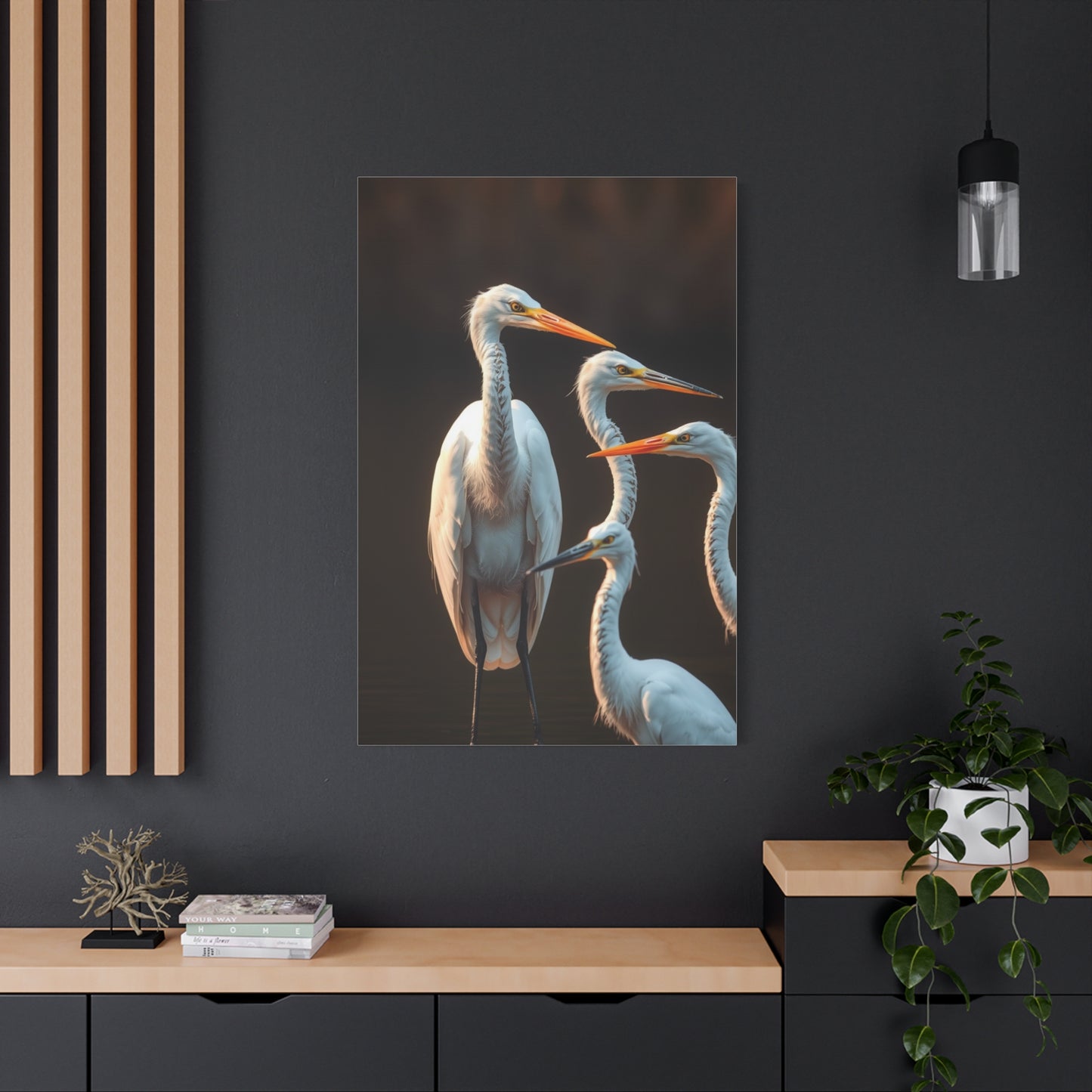 Elite Herons and Egrets Art Vision Wall Art & Canvas Print