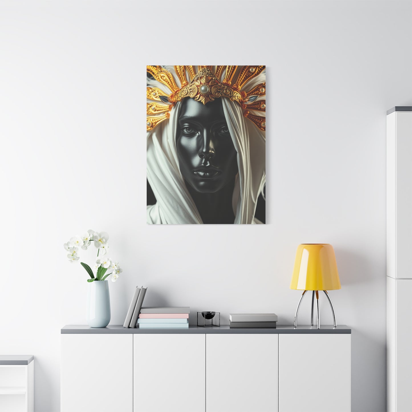 Supreme Black White and Gold Art Collection Wall Art & Canvas Print