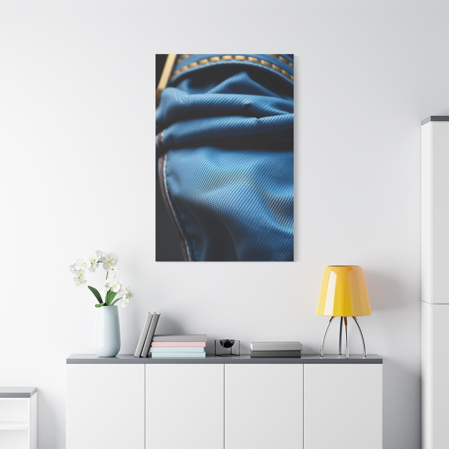 Elite Denim and Leather Art Vision Wall Art & Canvas Print