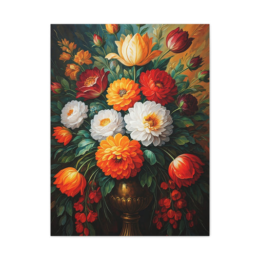 Vintage Garden Opulence Wall Art & Canvas Print