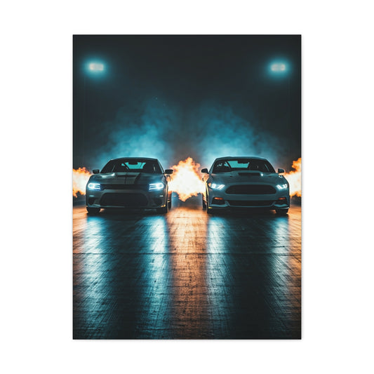 Fireline Standoff – Hellcat vs Supercharged Mach 1 Wall Art & Canvas Prints