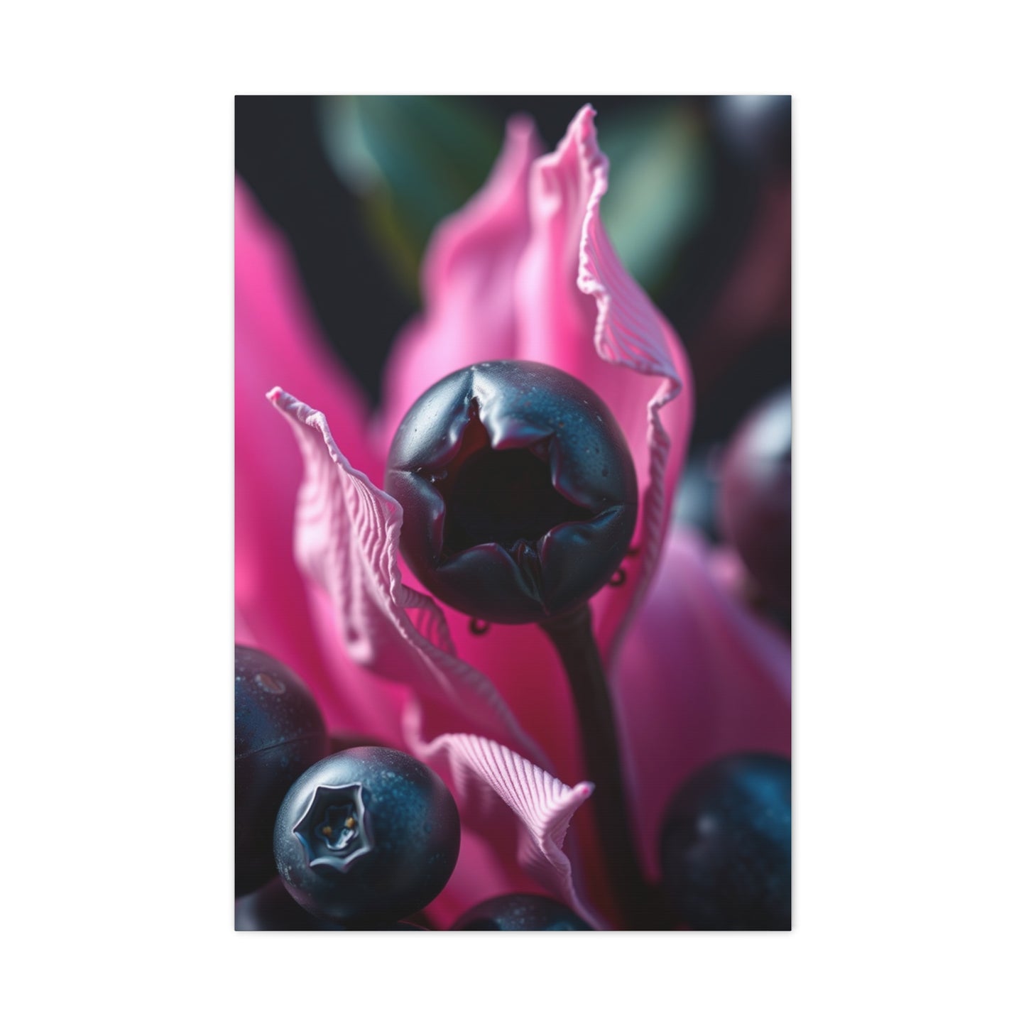 Masterpiece Blush and Blueberry Art Vision Wall Art & Canvas Print