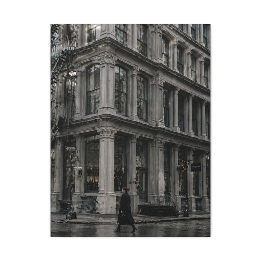 SoHo Cast Iron Corner Study Wall Art & Canvas Print