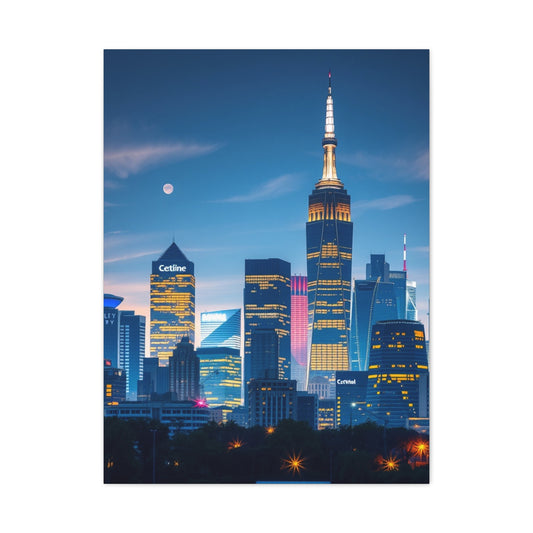 Masterpiece City Skylines Art Vision Wall Art & Canvas Print