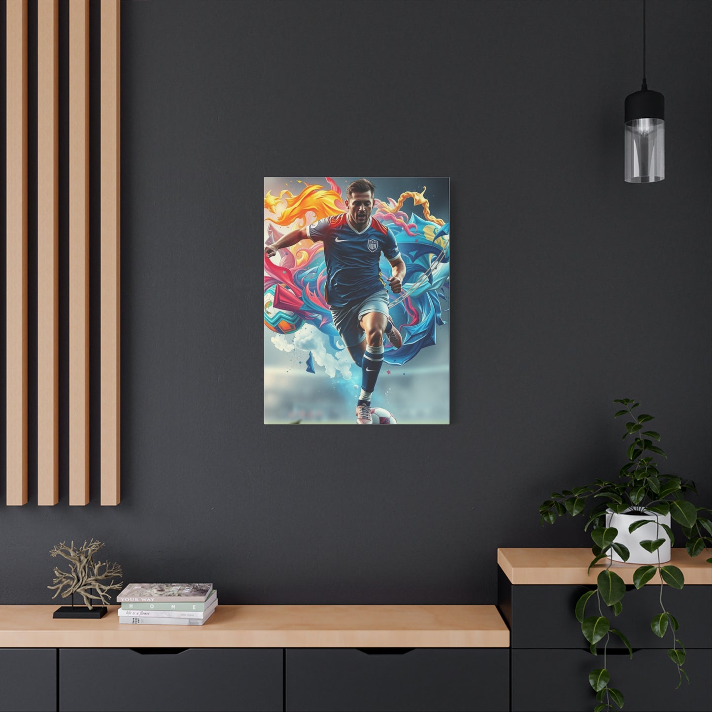 Soccer Art Refined Canvas Wall Art & Canvas Print