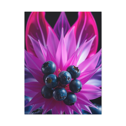 Azure & Rose Reverie Canvas