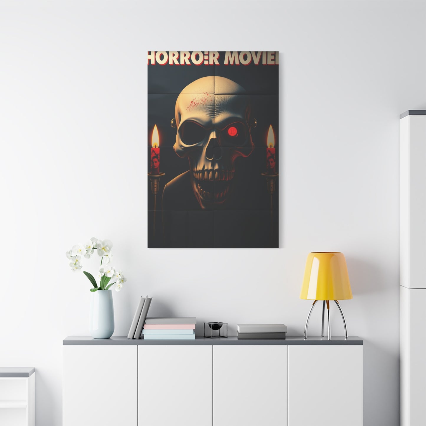 Masterpiece Horror Movie Posters Art Vision Wall Art & Canvas Print