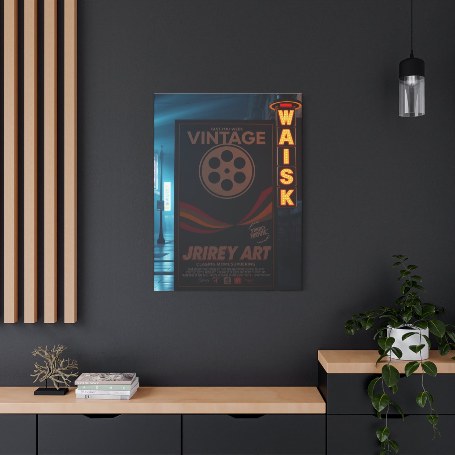 Vintage Movie Posters Art Refined Canvas Wall Art & Canvas Print