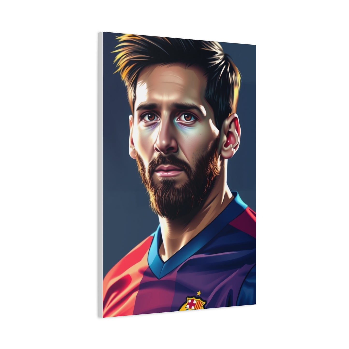 The Messi Opus: Illustrated Canvas Wall Art & Canvas Print