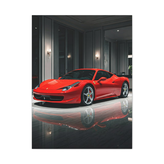 Ferrari 458 Italia European Supercar Elegance Wall Art & Canvas Prints