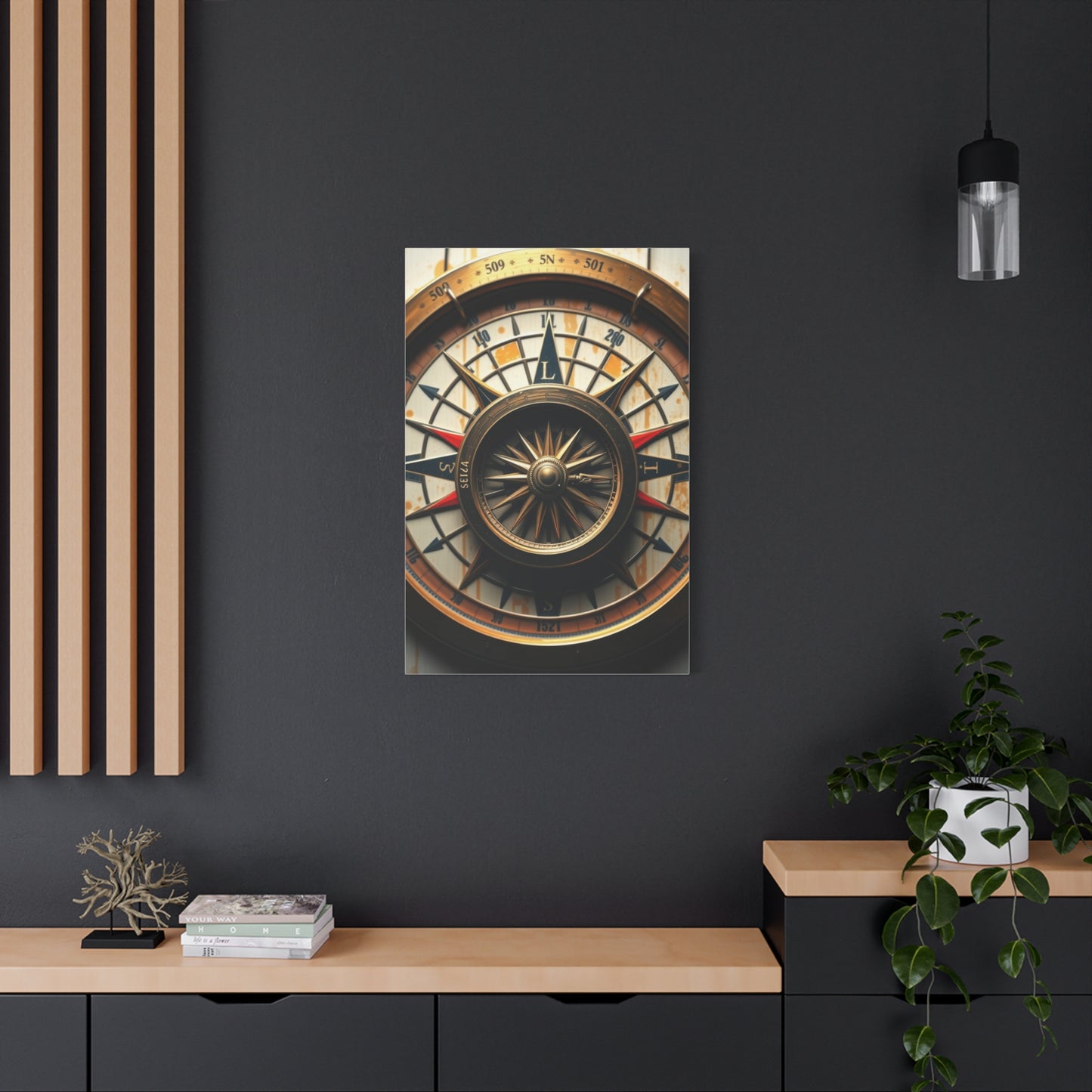 Masterpiece Compass Art Vision Wall Art & Canvas Print