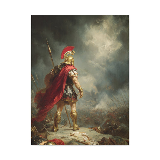 Mars Roman God Of War Battlefield Vision Wall Art & Canvas Print