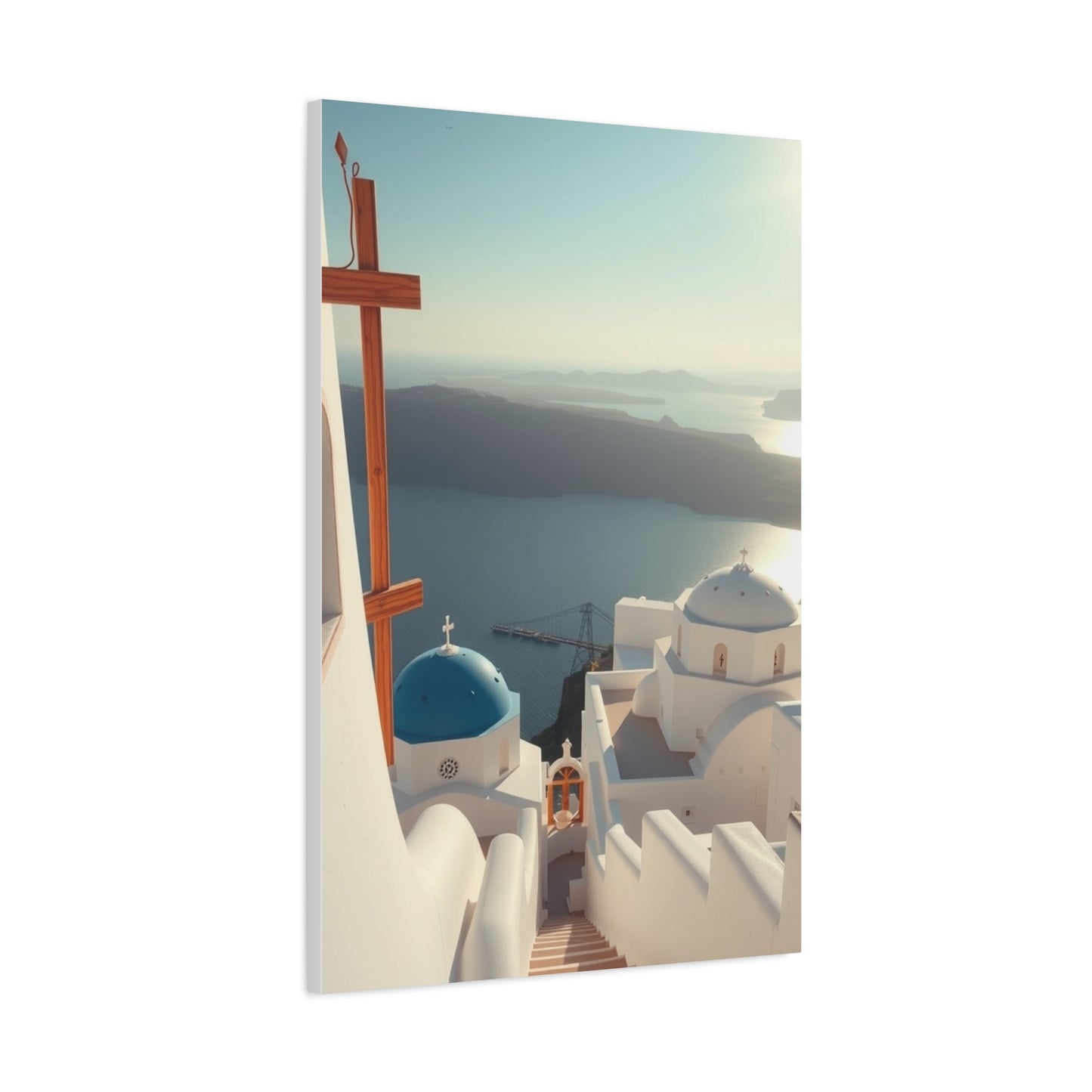 Masterpiece Santorini Art Vision Wall Art & Canvas Print